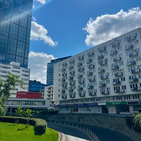 公寓 Zlota 61 Skyline View - Zima Z Widokiem Na 华沙